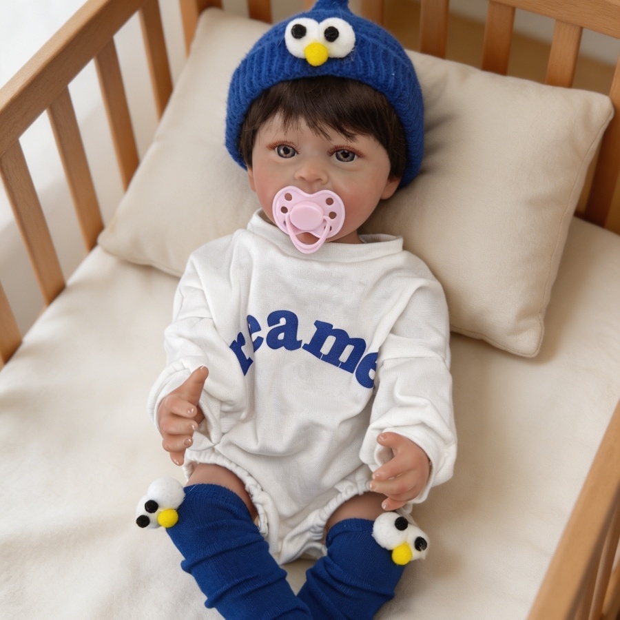 Baby Clothing Gifts - 55cm simulation cute boy Reborn doll