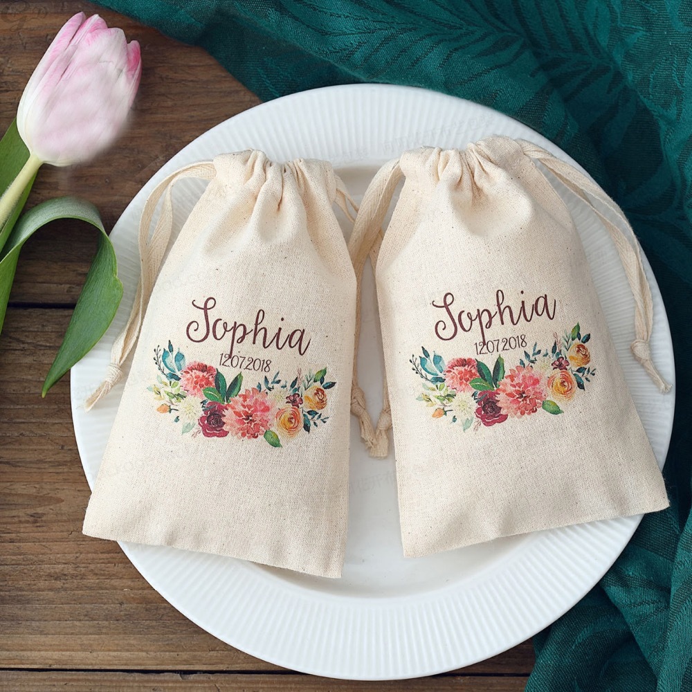 100pcs Custom Name Logo Weddin - Baby Clothing Logo ulasan dan harga