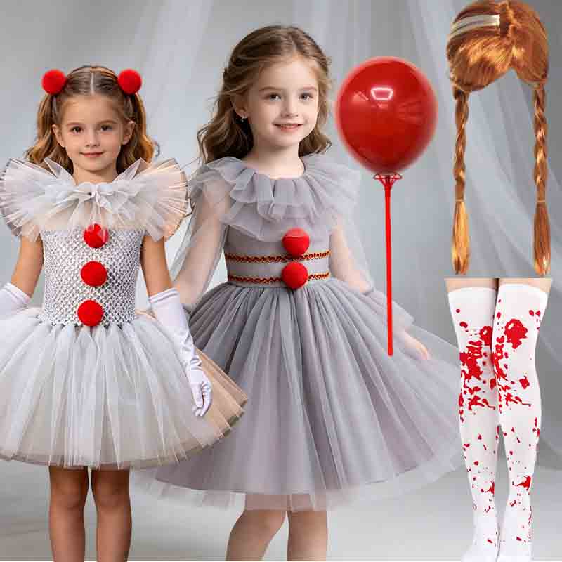 2026 Halloween Evil Clown Tutu - Baby Tutu Skirt ulasan dan harga