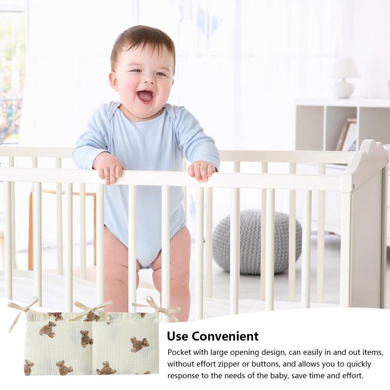 Baby Crib Organizer Cot Caddy  - Baby Clothing Bag ulasan dan harga