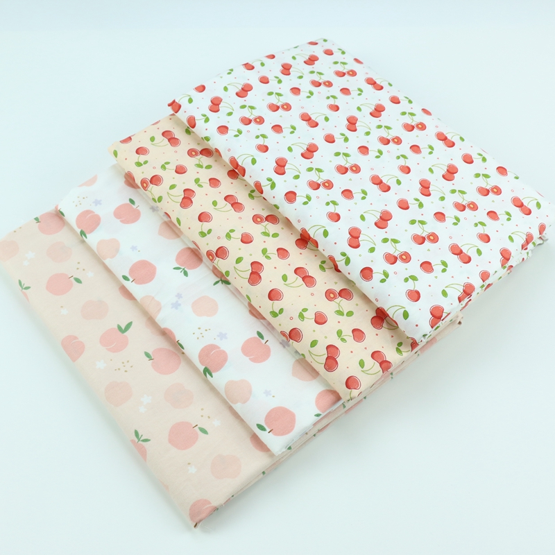 160x50cm Fruit Peach Cotton Pr - Baby Clothing Sewing ulasan dan harga