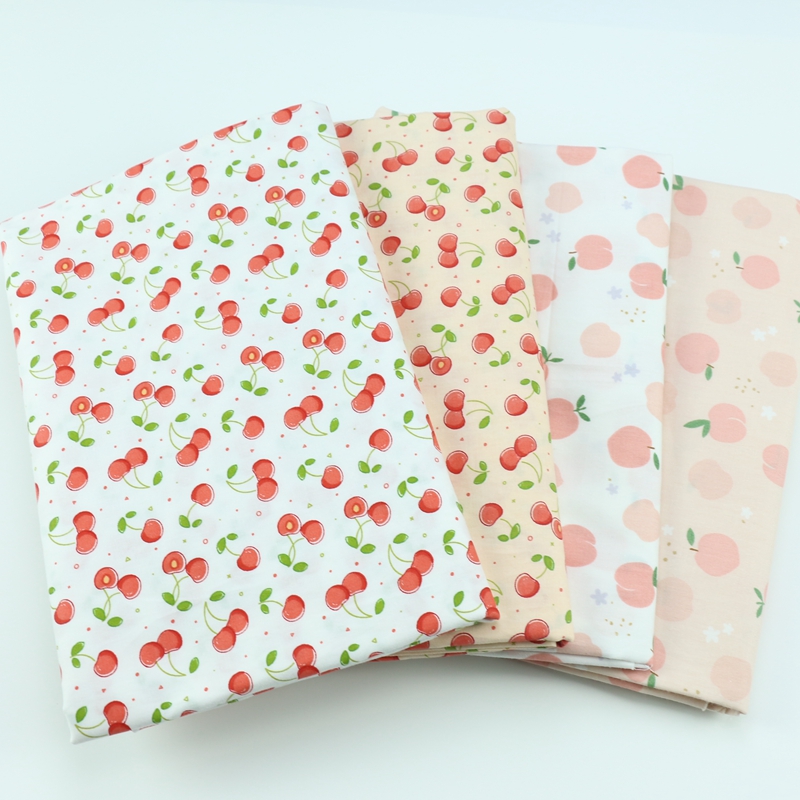 160x50cm Fruit Peach Cotton Pr - Baby Clothing Sewing ulasan dan harga