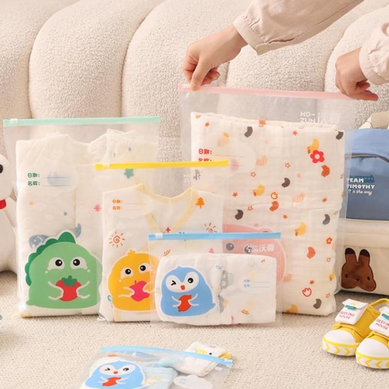 5Pcs Cartoon Baby Clothing Sto - Baby Clothing Labels ulasan dan harga
