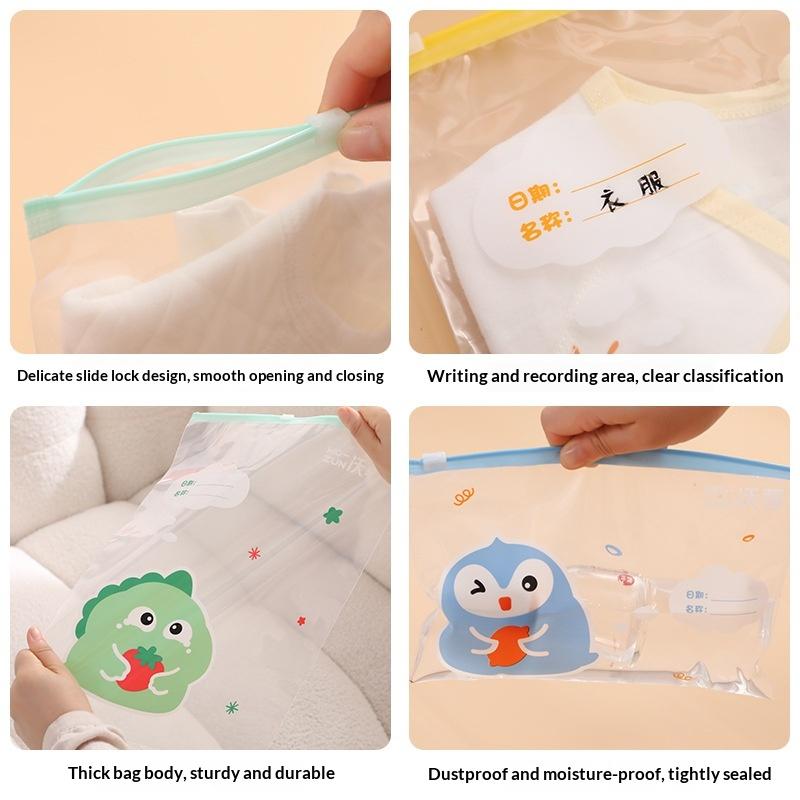 5Pcs Cartoon Baby Clothing Sto - Baby Clothing Labels ulasan dan harga