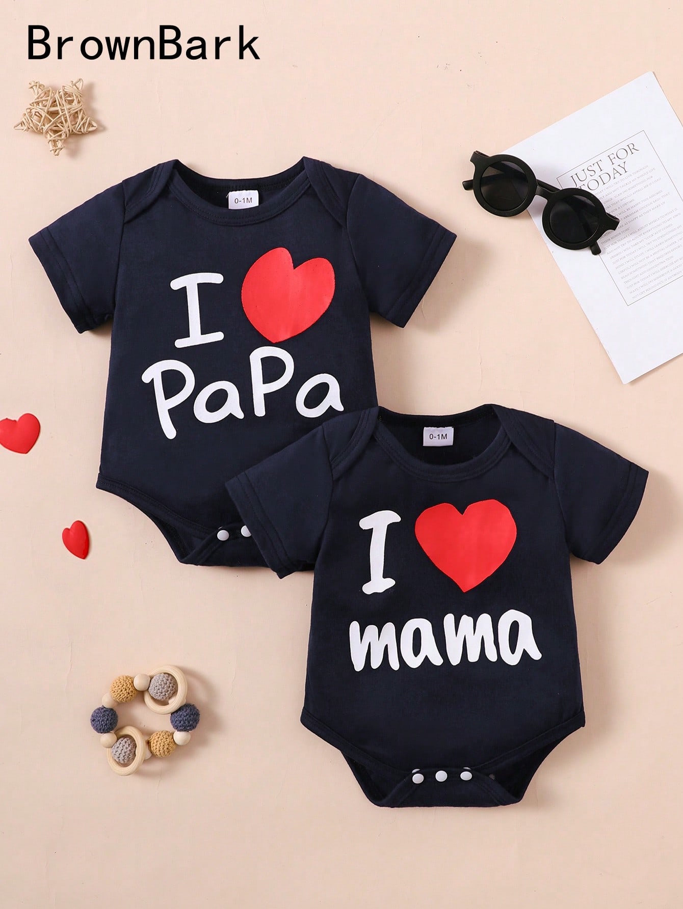 2-Pack, Unisex Summer Cute Cas - Baby Clothing Brand ulasan dan harga
