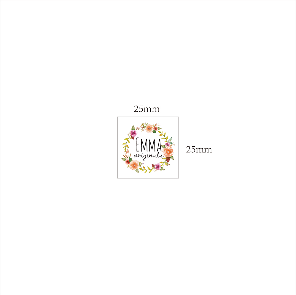 Custom Cotton Labels - Square  - Baby Clothing Labels ulasan dan harga
