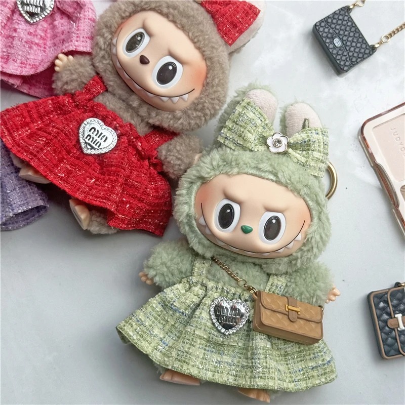 15 17cm For Labubu Doll Adorab - Baby Clothing Bag ulasan dan harga