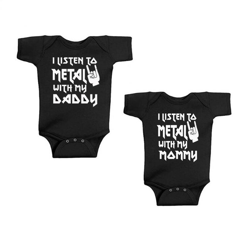 I Listen to Metal with My Dadd - Baby Clothing Brand ulasan dan harga