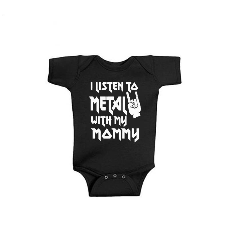 I Listen to Metal with My Dadd - Baby Clothing Brand ulasan dan harga