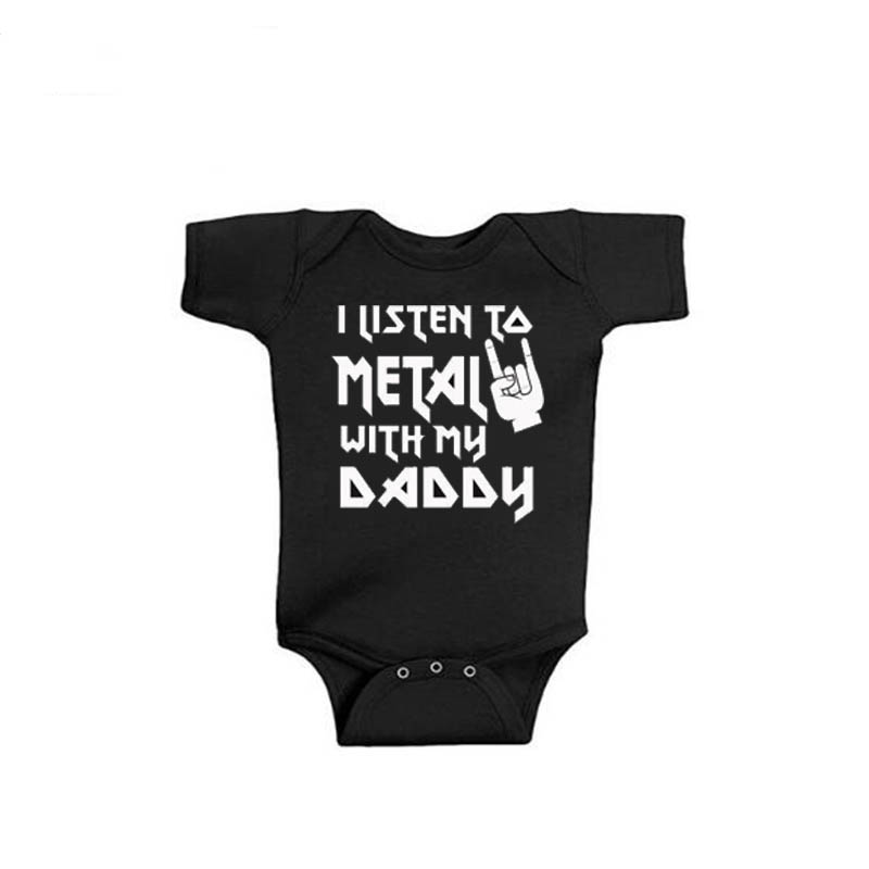 I Listen to Metal with My Dadd - Baby Clothing Brand ulasan dan harga