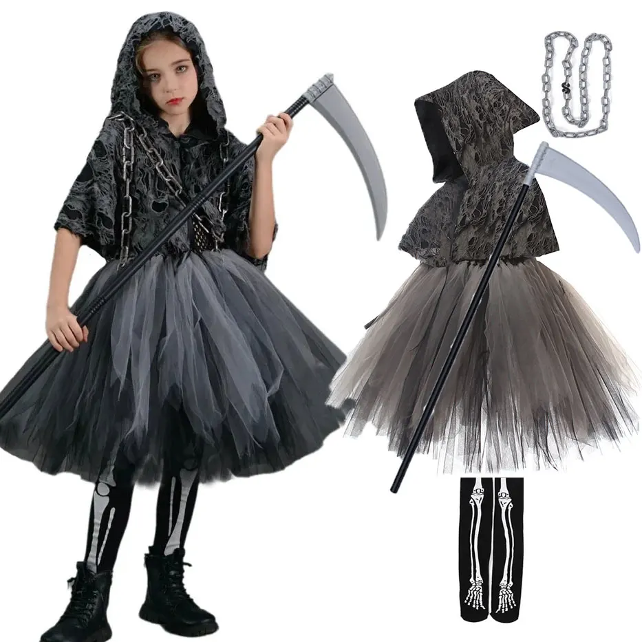 Kids Halloween Cosplay Scary D - Baby Tutu Skirt ulasan dan harga