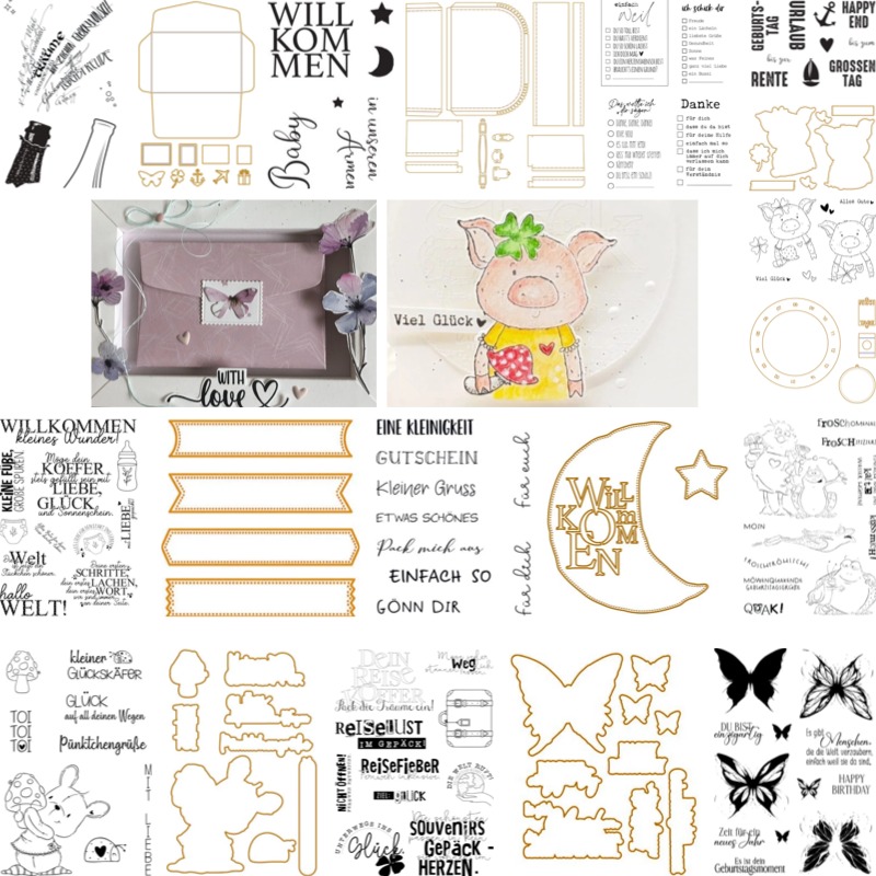 Baby Suitcase Stamps And Dies  - Baby Clothing Bag ulasan dan harga