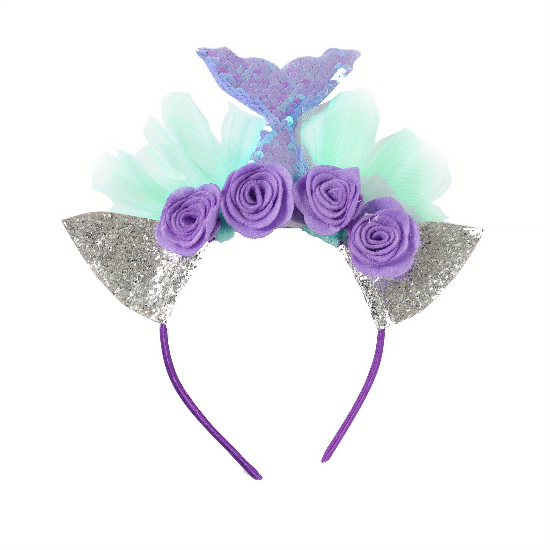 Girls' Mermaid Hairdband Mesh  - Baby Tutu Skirt ulasan dan harga