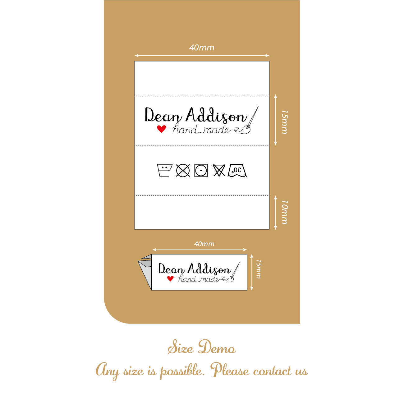 40x50mm Cotton With Logo or Te - Baby Clothing Labels ulasan dan harga