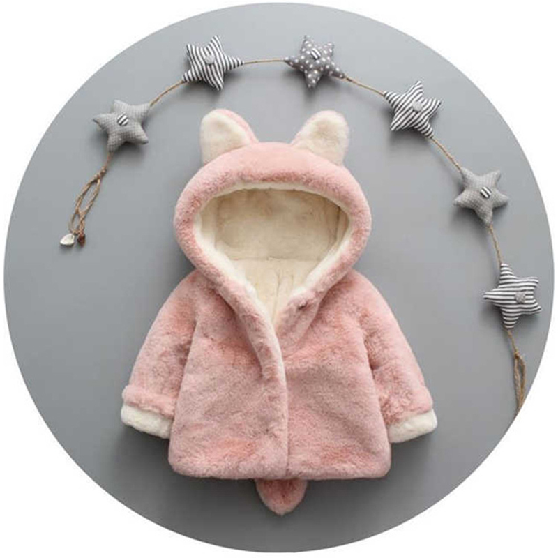 1 2 3 4 Years Plush Baby Jacke - Baby Clothing Winter ulasan dan harga