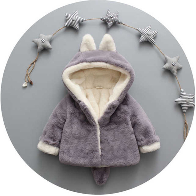 1 2 3 4 Years Plush Baby Jacke - Baby Clothing Winter ulasan dan harga