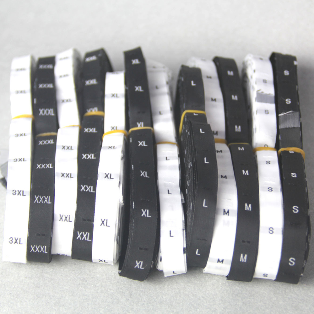 500Pcs/Lot Stock Size Number X - Baby Clothing Labels ulasan dan harga