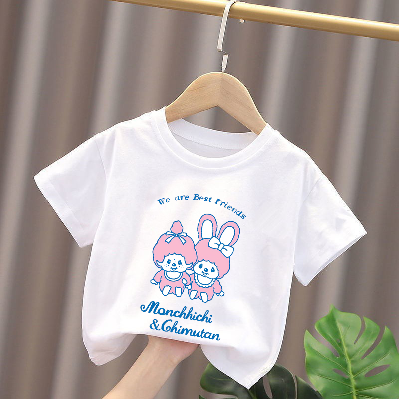 Monchhichi Kids T-shirts Anime - Baby Clothing For Summer ulasan dan harga