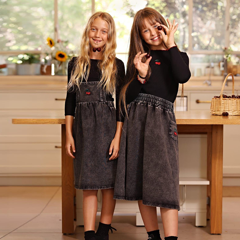Denim Black Family Matching Se - Baby Clothing Logo ulasan dan harga