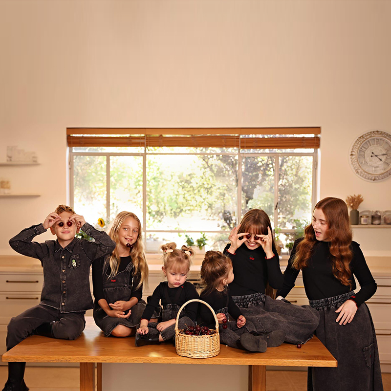 Denim Black Family Matching Se - Baby Clothing Logo ulasan dan harga