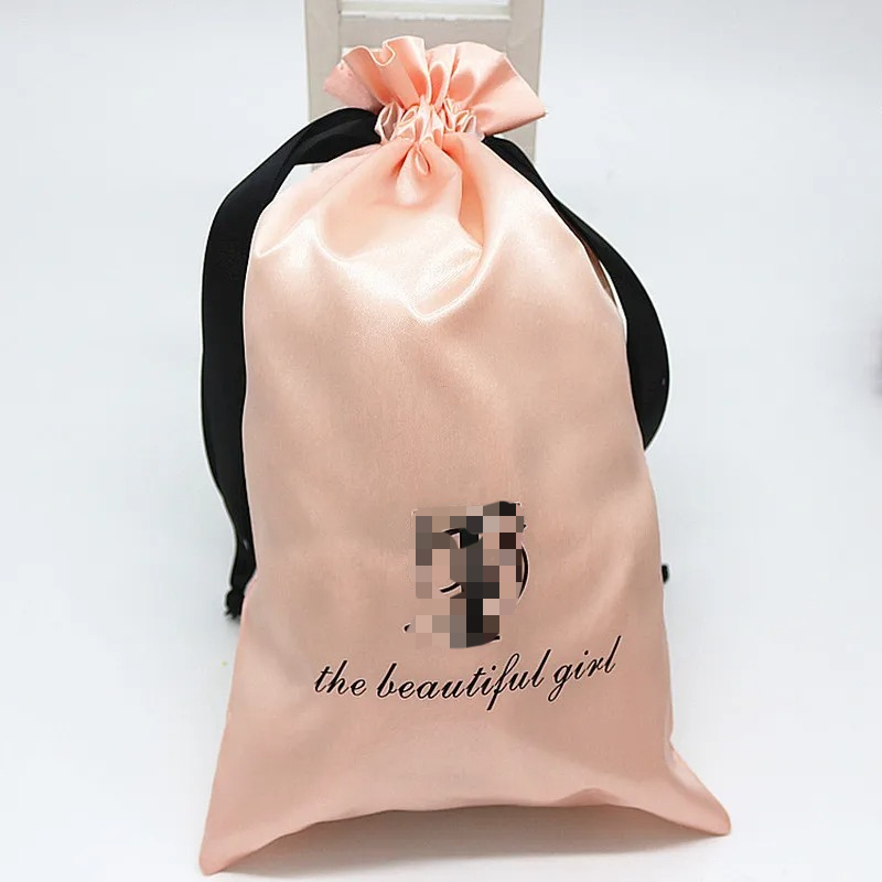 20PCS Baby Pink Silk Satin Pou - Baby Clothing Bag ulasan dan harga