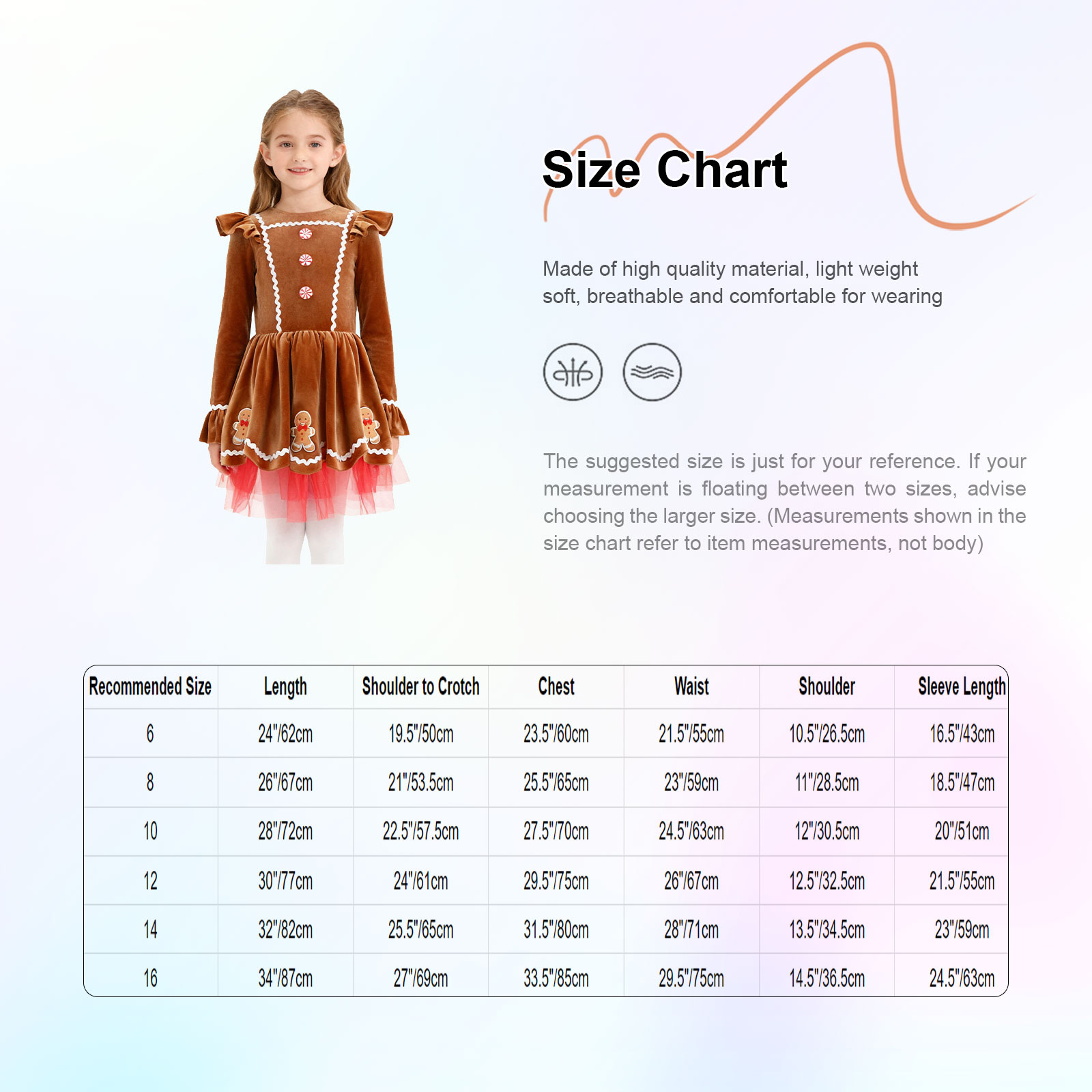 Girls Gingerbread Costume Cute - Baby Tutu Skirt ulasan dan harga