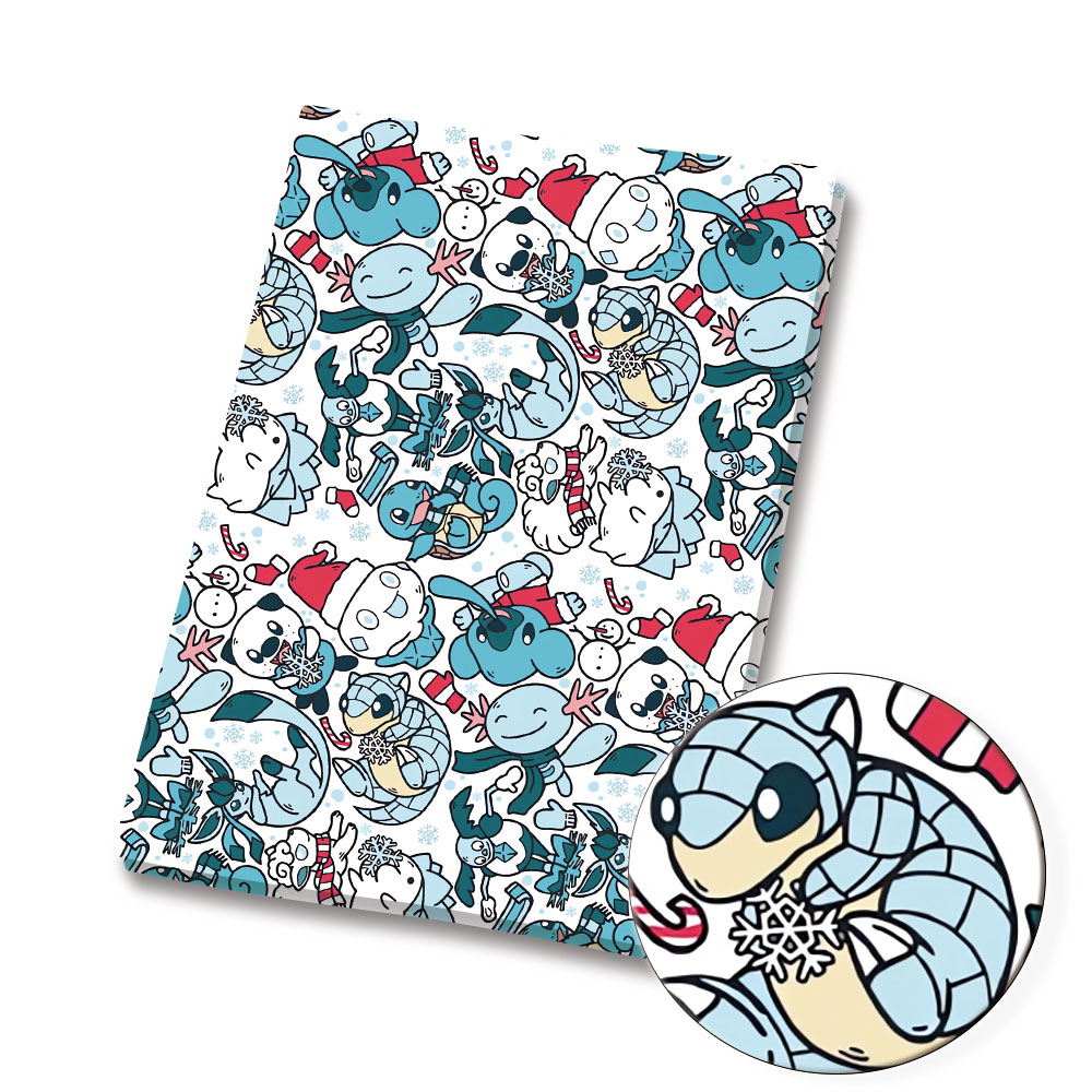 Pokemon Cartoon Fabric140*50cm - Baby Clothing Sewing ulasan dan harga