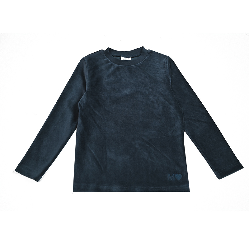 Kids Shirt Dark Navy Blue Boy  - Baby Clothing Logo ulasan dan harga