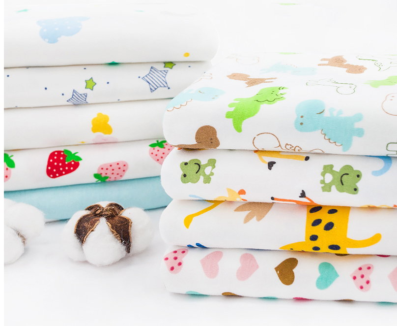 Printed Cotton Knitting Fabric - Baby Clothing Sewing ulasan dan harga