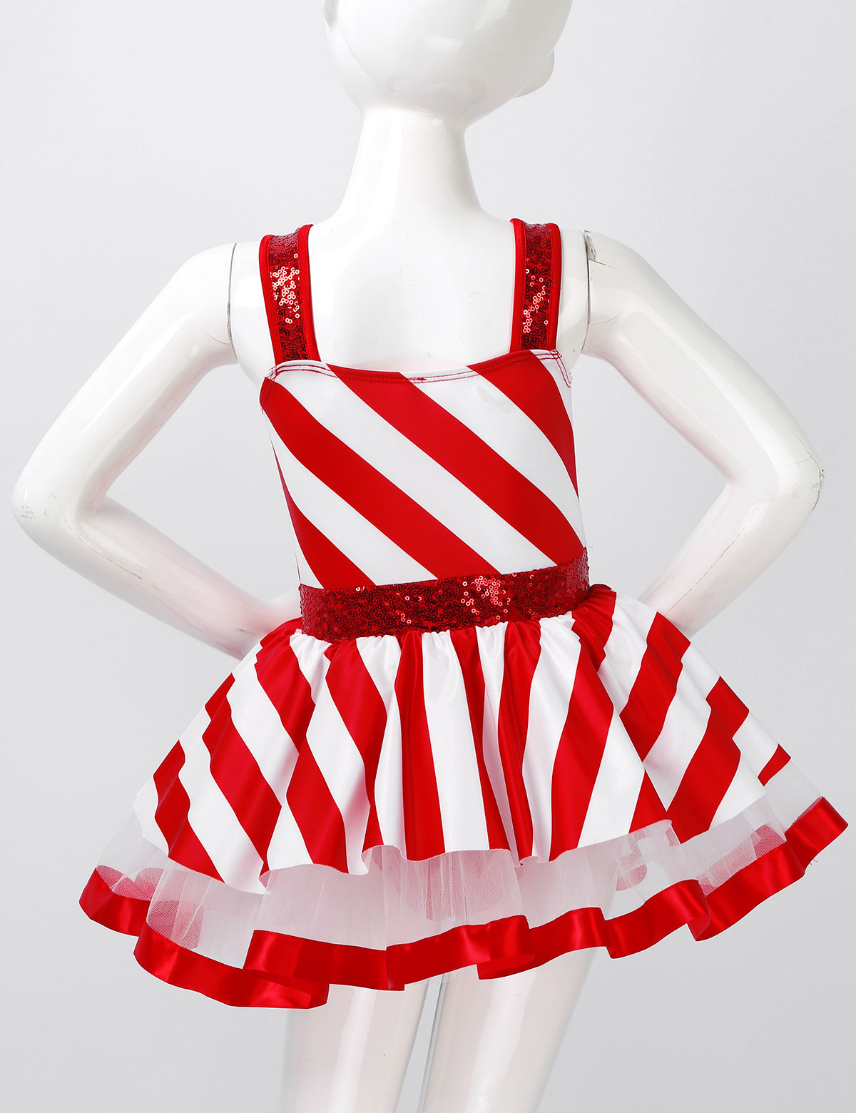 Girls Christmas Candy Cane Cos - Baby Tutu Skirt ulasan dan harga