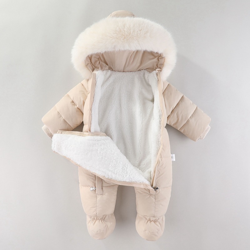 Winter Newborn Baby Romper Wit - Baby Clothing Winter ulasan dan harga