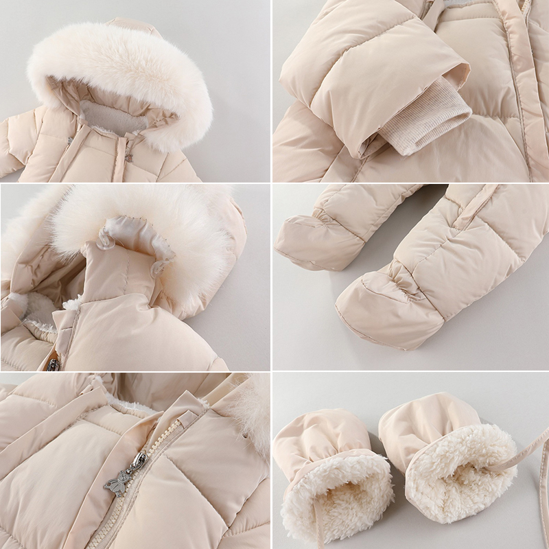 Winter Newborn Baby Romper Wit - Baby Clothing Winter ulasan dan harga