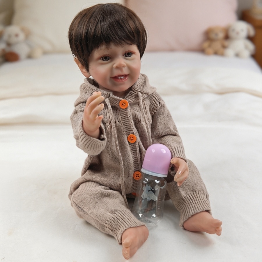 55cm simulation cute boy Rebor - Baby Clothing Gifts ulasan dan harga